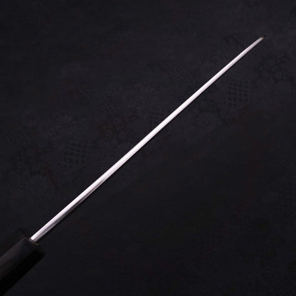 Gyuto Blue Steel #1 Kurouchi Suminagashi Buffalo Ebony Handle 200mm