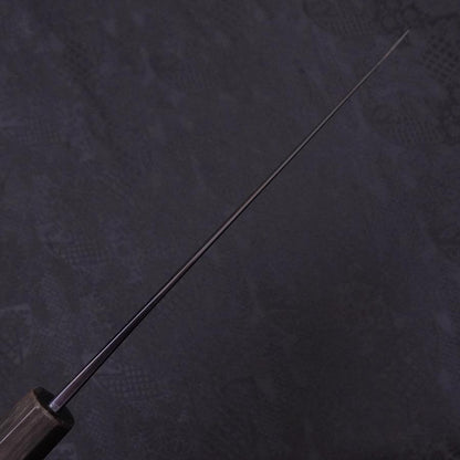 Gyuto Blue Steel #1 Kurozome Damascus Buffalo Ebony Handle 210mm