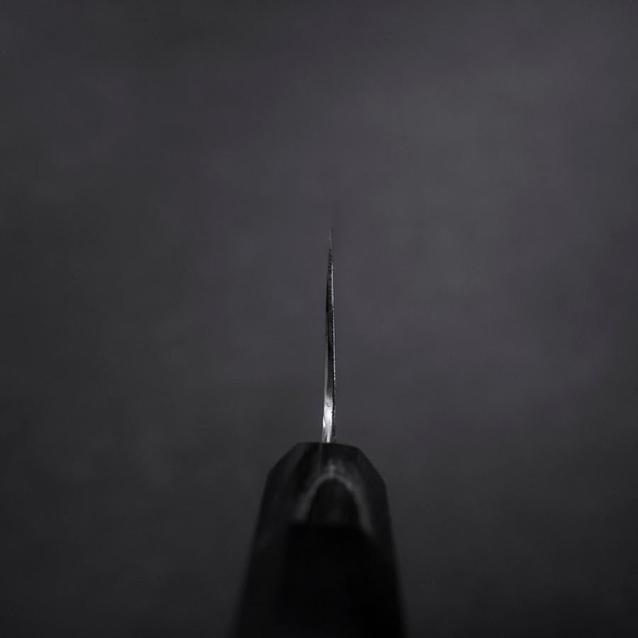 Gyuto Blue Steel #1 Suminagashi Buffalo Ebony Handle 240mm