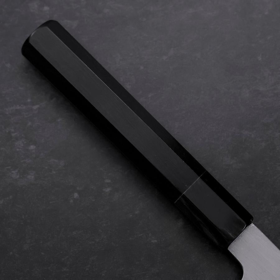 Gyuto Blue Steel #1 Suminagashi Buffalo Ebony Handle 240mm
