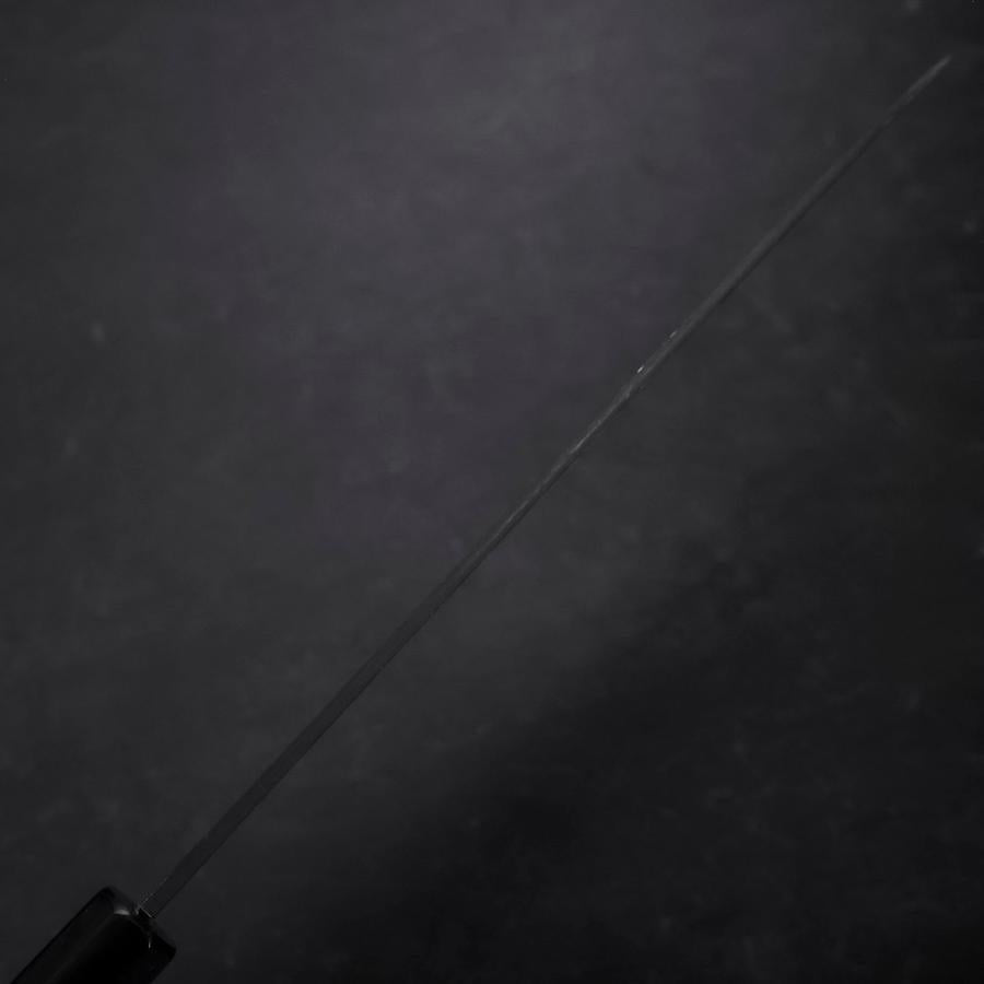 Gyuto Blue Steel #2 Chokin Kurouchi Dragon Buffalo Ebony Handle 240mm