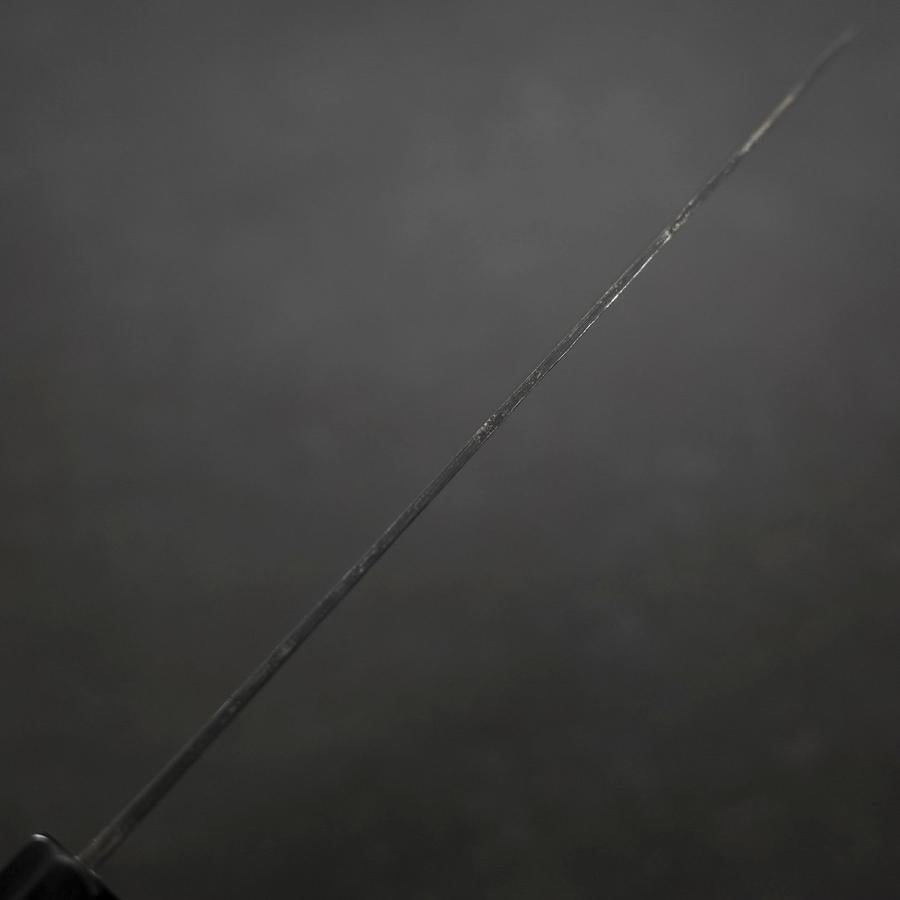 Gyuto Blue Steel #2 Chokin Kurouchi Sakura Fuji Buffalo Ebony Handle 210mm