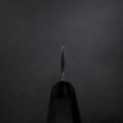 Gyuto Blue Steel #2 Chokin Kurouchi Sakura Fuji Buffalo Ebony Handle 240mm