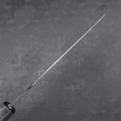 Gyuto Blue Steel #2 Kurouchi Black Ishime Urushi Handle 210M