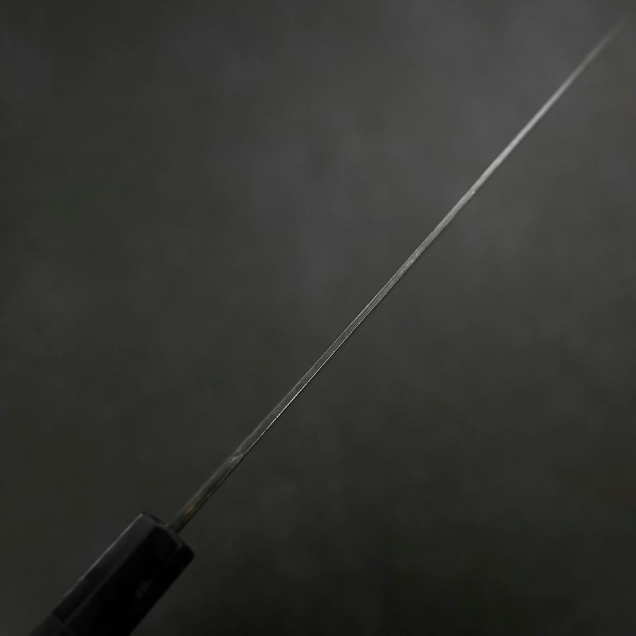 Gyuto Blue Steel #2 Kurouchi Buffalo Ebony Handle 210mm