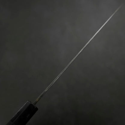 Gyuto Blue Steel #2 Kurouchi Buffalo Ebony Handle 210mm