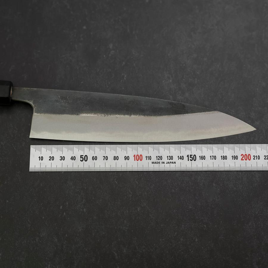 Gyuto Blue Steel #2 Kurouchi Buffalo Ebony Handle 210mm
