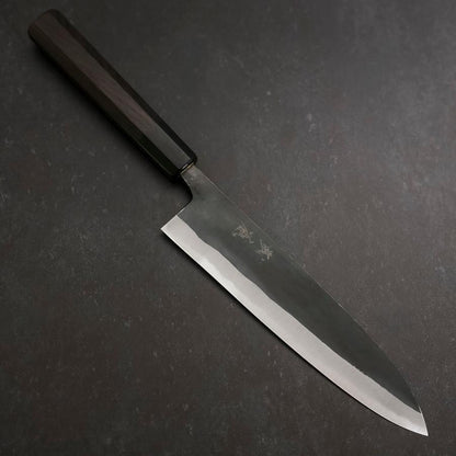 Gyuto Blue Steel #2 Kurouchi Buffalo Ebony Handle 210mm