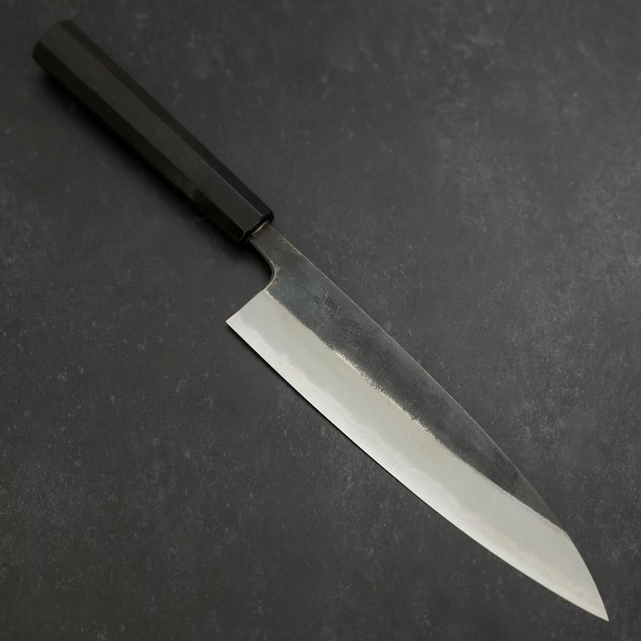 Gyuto Blue Steel #2 Kurouchi Buffalo Ebony Handle 210mm