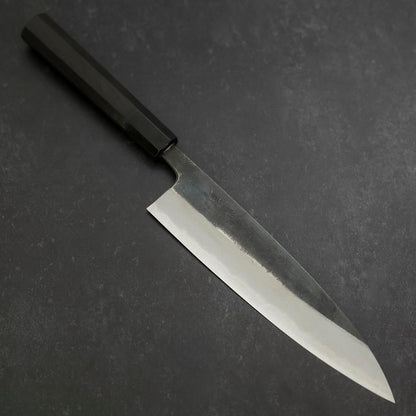 Gyuto Blue Steel #2 Kurouchi Buffalo Ebony Handle 210mm