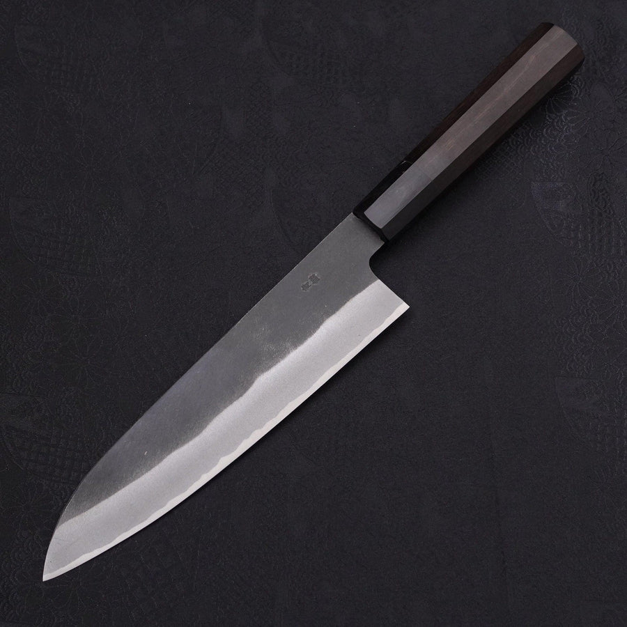 Gyuto Blue Steel #2 Kurouchi Chokin Dragon Buffalo Ebony Handle 210mm