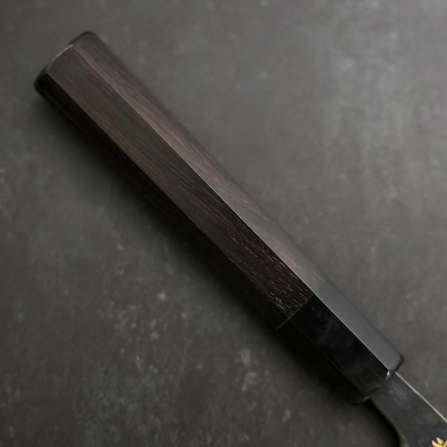 Gyuto Blue Steel #2 Kurouchi Chokin Dragon Buffalo Ebony Handle 210mm Store Limited