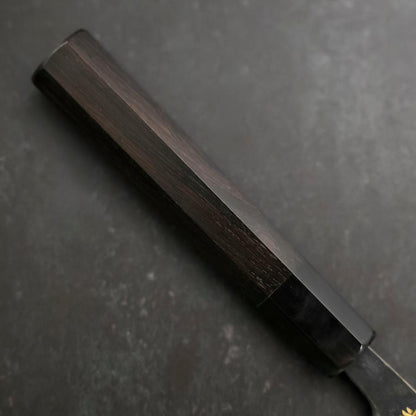 Gyuto Blue Steel #2 Kurouchi Chokin Dragon Buffalo Ebony Handle 210mm Store Limited