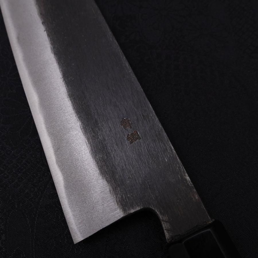 Gyuto Blue Steel #2 Kurouchi Chokin Dragon Buffalo Ebony Handle 240mm