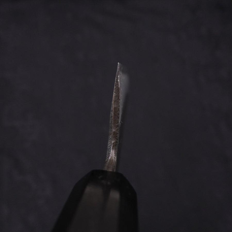 Gyuto Blue Steel #2 Kurouchi Chokin Dragon Buffalo Ebony Handle 240mm