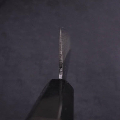 Gyuto Blue Steel #2 Kurouchi Damascus Buffalo Ebony Handle 210mm