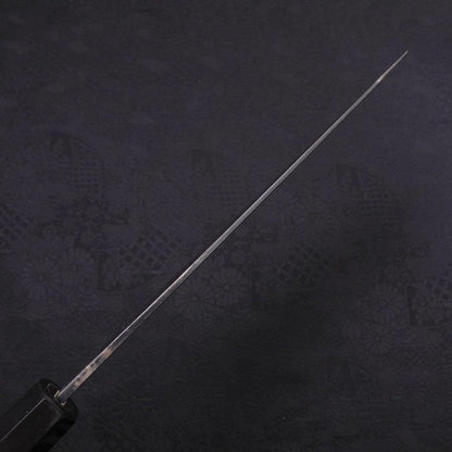 Gyuto Blue Steel #2 Kurouchi Damascus Buffalo Ebony Handle 210mm