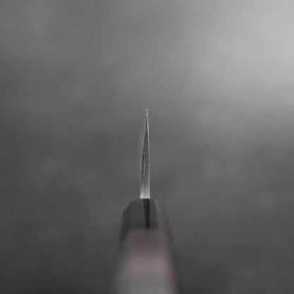 Gyuto Blue Steel #2 Kurouchi Damascus Chokin Dragon Buffalo Ebony Handle 240mm