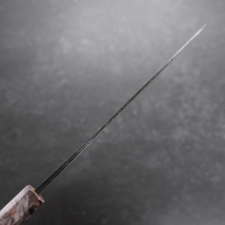 Gyuto Blue Steel #2 Kurouchi Damascus Maple Handle 210mm