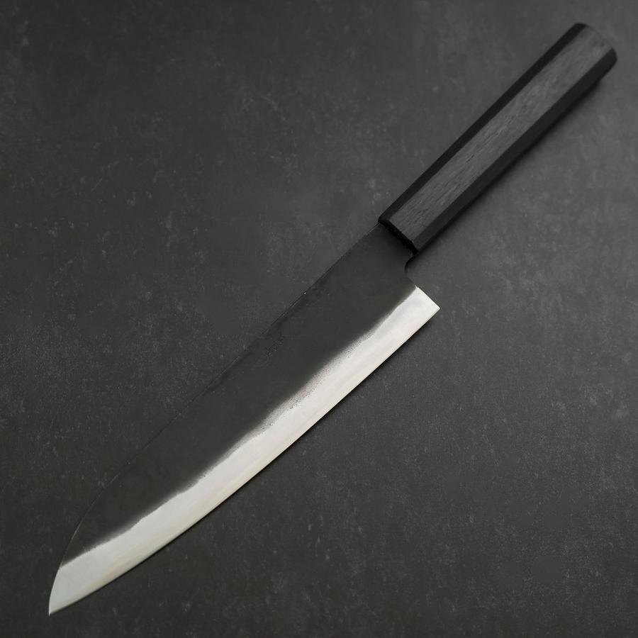 Gyuto Blue Steel #2 Kurouchi Dark Blue Urushi Handle 210mm