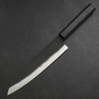 Gyuto Blue Steel #2 Kurouchi Dark Blue Urushi Handle 210mm