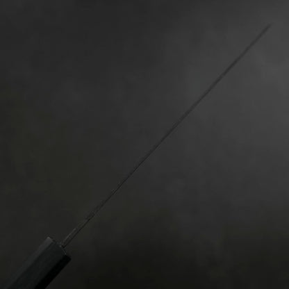 Gyuto Blue Steel #2 Kurouchi Dark Blue Urushi Handle 210mm