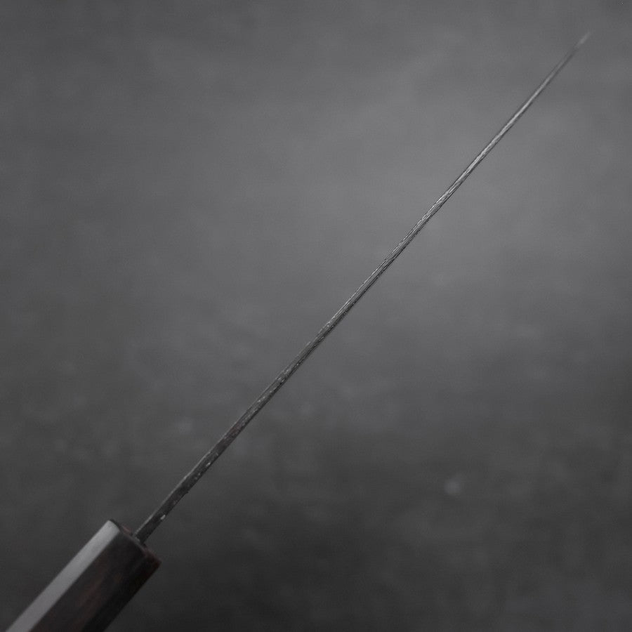 Gyuto Blue Steel #2 Kurouchi Ebony Handle 210mm