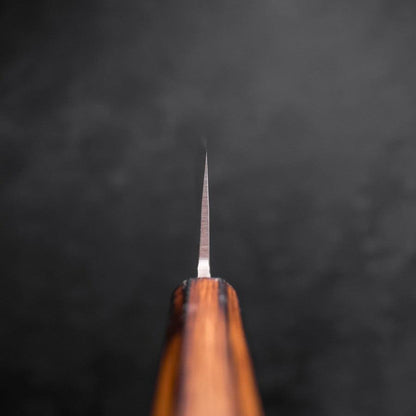 Gyuto Blue Steel #2 Nashiji Stainless Clad Sumi Urushi Handle 210mm