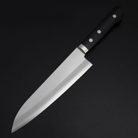 Gyuto Chromax Polished Black Western Handle 180mm
