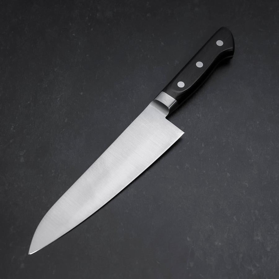 Gyuto Molybdenum Polished Western Black Handle 180mm