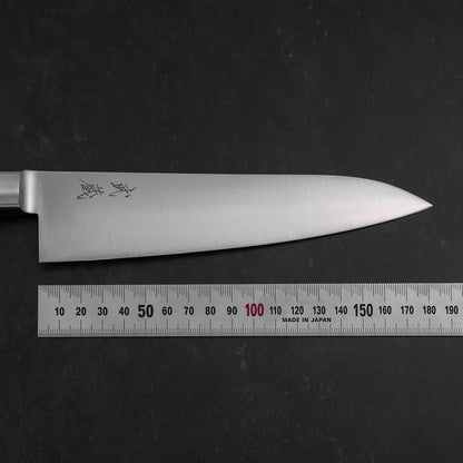 Gyuto Molybdenum Polished Western Black Handle 180mm