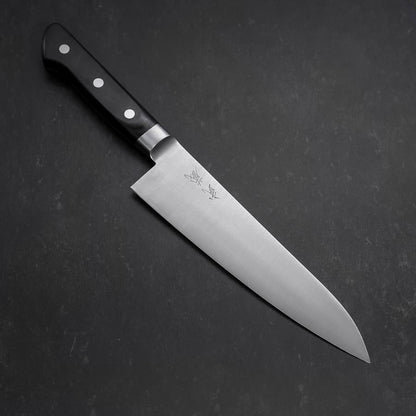 Gyuto Molybdenum Polished Western Black Handle 180mm