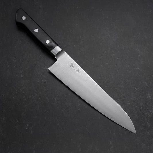 Gyuto Molybdenum Polished Western Black Handle 180mm