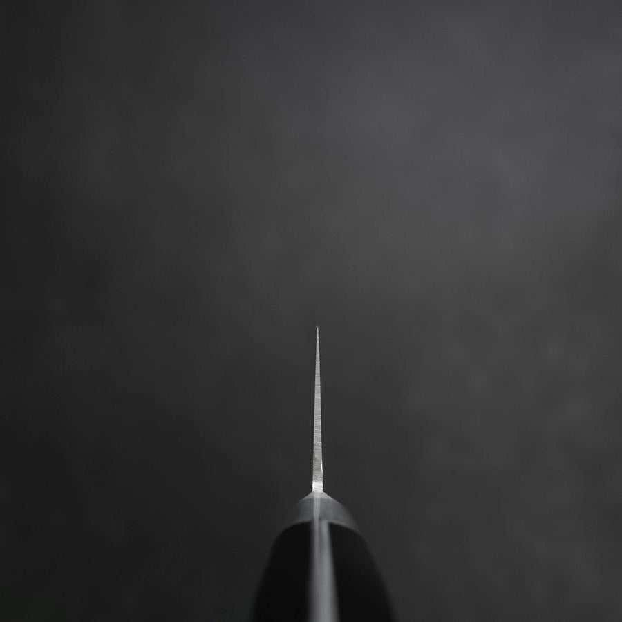 Gyuto Molybdenum Polished Western Black Handle 210mm