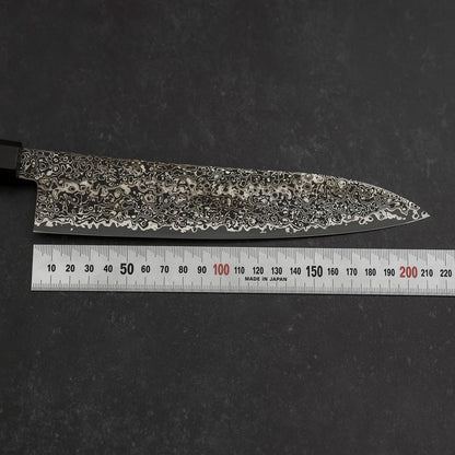 Gyuto SG-2 Black Nickel Damascus Ebony Handle 210mm