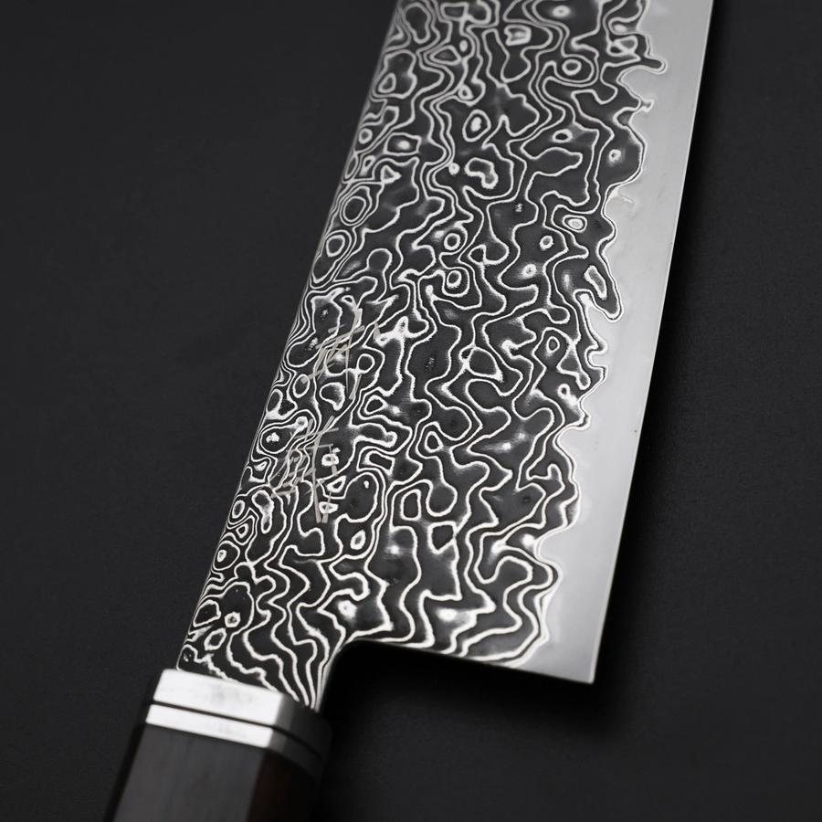 Gyuto SG-2 Black Nickel Damascus Western Ebony Handle 210mm