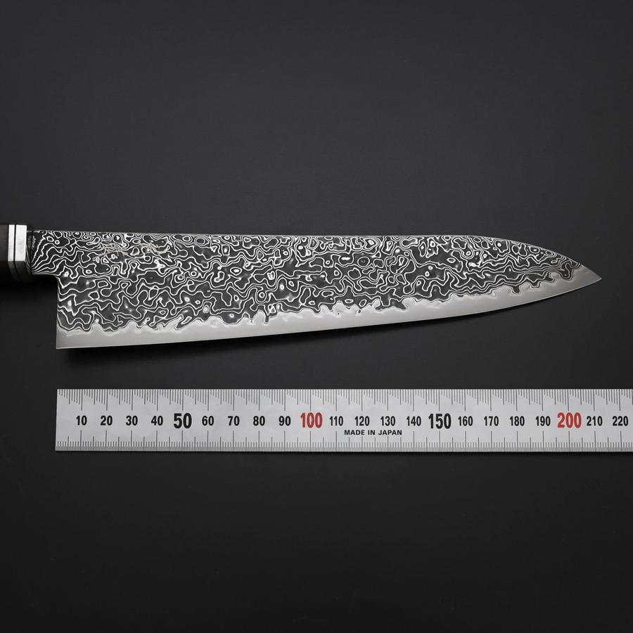 Gyuto SG-2 Black Nickel Damascus Western Ebony Handle 210mm