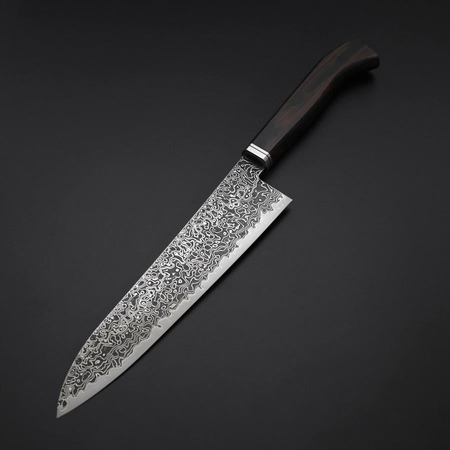 Gyuto SG-2 Black Nickel Damascus Western Ebony Handle 210mm
