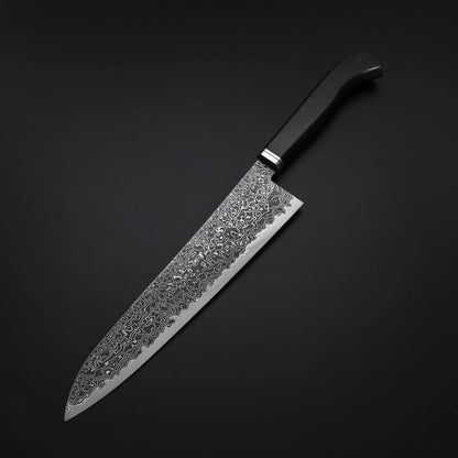 Gyuto SG-2 Black Nickel Damascus Western Ebony Handle 240mm
