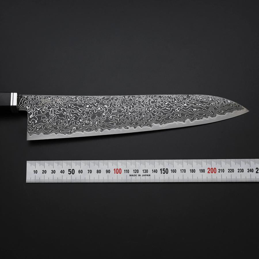 Gyuto SG-2 Black Nickel Damascus Western Ebony Handle 240mm