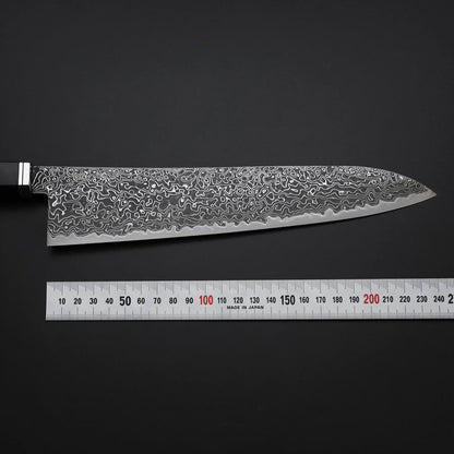 Gyuto SG-2 Black Nickel Damascus Western Ebony Handle 240mm