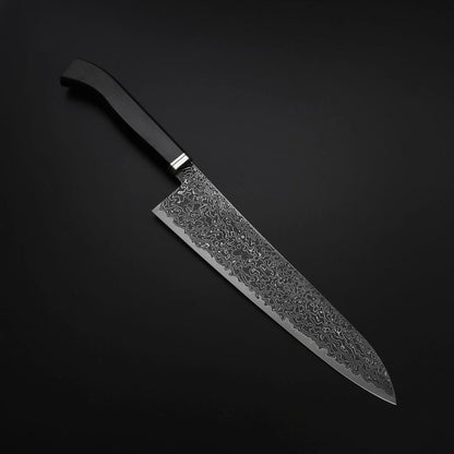 Gyuto SG-2 Black Nickel Damascus Western Ebony Handle 240mm