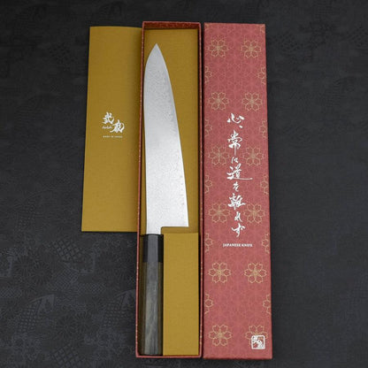 Gyuto SG-2 Damascus Dark Green Handle 240mm