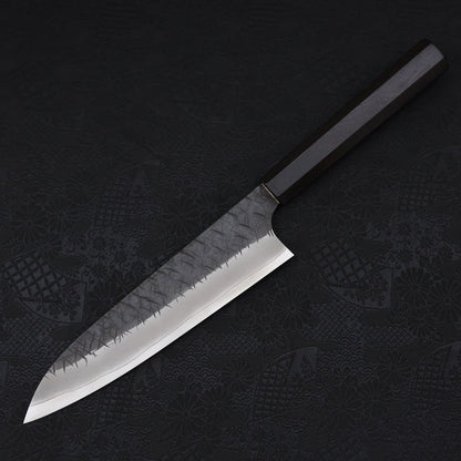 Gyuto SG-2 Kurouchi Tsuchime Buffalo Ebony Handle 210mm