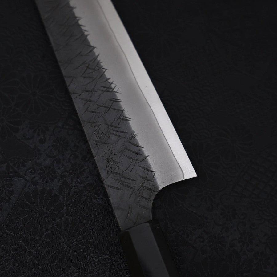 Gyuto SG-2 Kurouchi Tsuchime Buffalo Ebony Handle 210mm