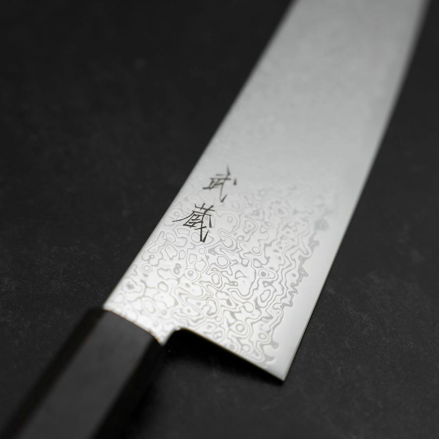 Gyuto SG-2 Nickel Damascus Ebony Handle 210mm