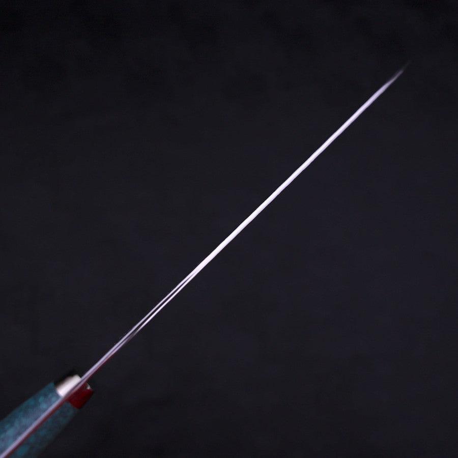 Gyuto SG-2 Tsuchime Turquoise Green Handle 240mm
