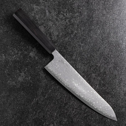 Gyuto SLD Black Damascus Ebony Handle 210mm (8.3”)-[Musashi]-[Japanese-Kitchen-Knives]