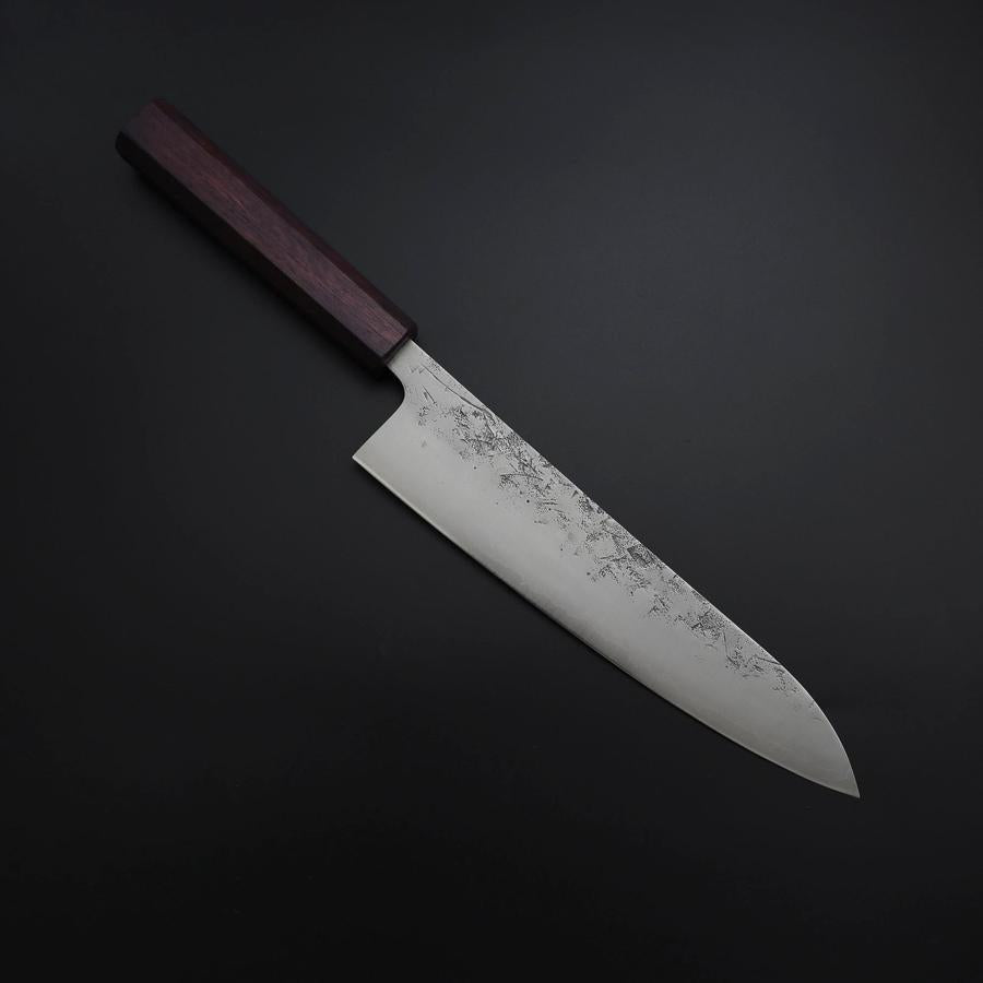 Gyuto SLD Nashiji Washi Purple Urushi Handle 210mm