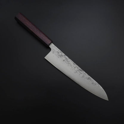 Gyuto SLD Nashiji Washi Purple Urushi Handle 210mm